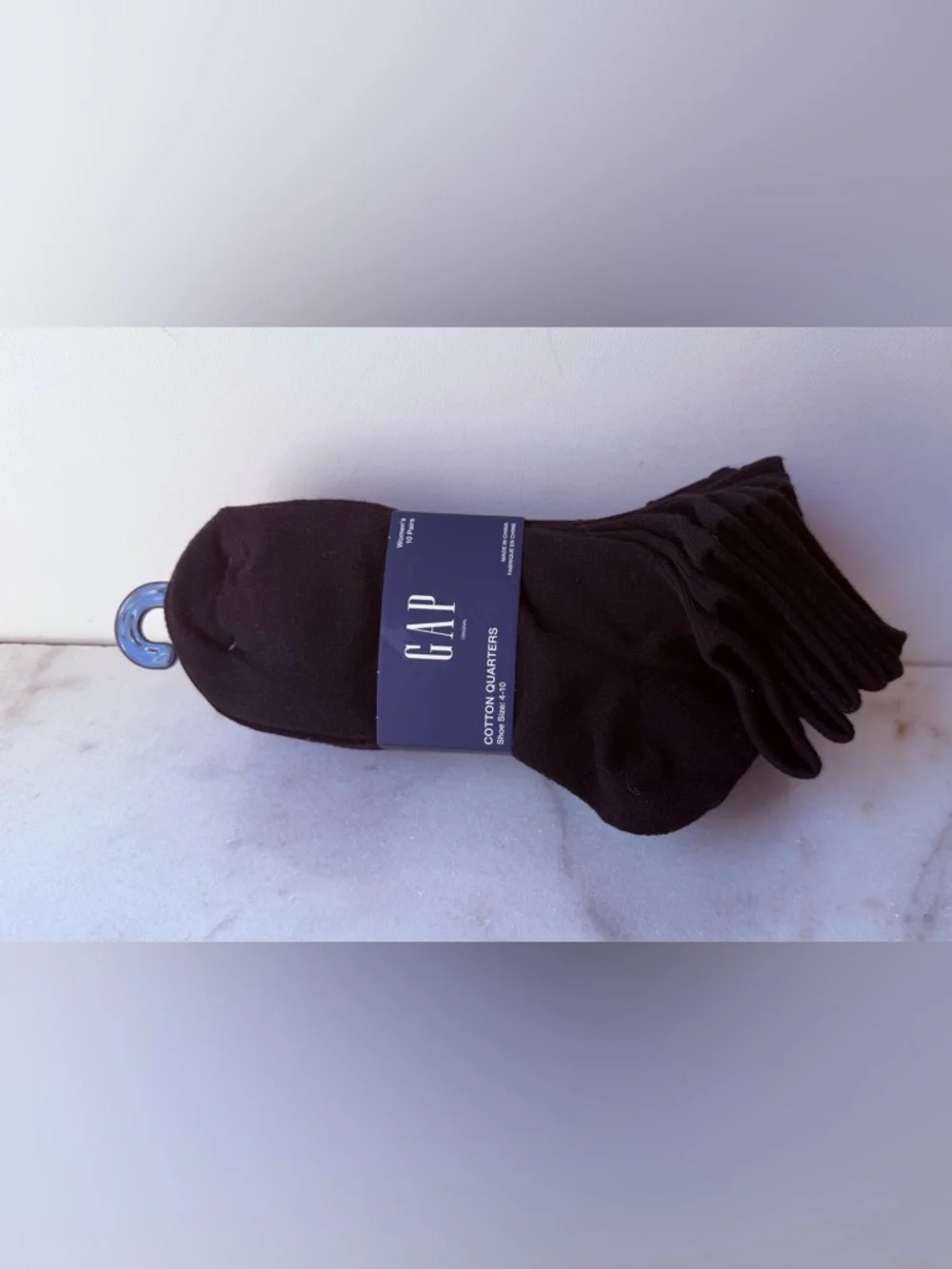 GAP women Black cotton quarters 10 pairs